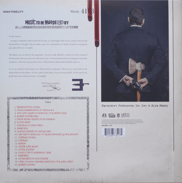 Eminem , Slim Shady - Music To Be Murdered By | Aftermath Entertainment (00602508735172) - 4 Eminem , Slim Shady - Music To Be Murdered By | Aftermath Entertainment (00602508735172) - 4