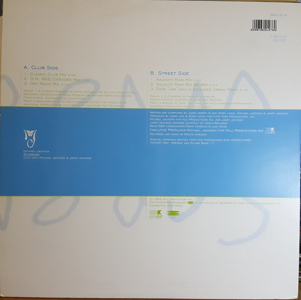 Michael Jackson - Scream (The Remixes) | Epic (662127 6) - 2 Michael Jackson - Scream (The Remixes) | Epic (662127 6) - 2