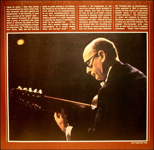 Narciso Yepes - Gaspar Sanz • Padre Antonio Soler • Isaac Albéniz • Manuel De Falla • Joaquín Rodrigo - 5 Jahrhunderte Spanischer Gitarrenmusik • The World Of The Spanish Guitar | Deutsche Grammophon (2726 055) - 3