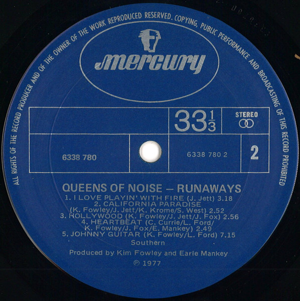 The Runaways - Queens Of Noise | Mercury (6338 780) - 4 The Runaways - Queens Of Noise | Mercury (6338 780) - 4
