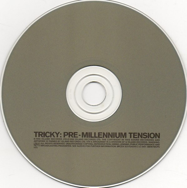 Tricky - Pre-Millennium Tension | 4th & Broadway (BRCDX 623) - 3