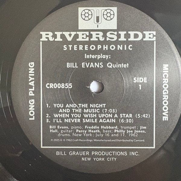 Bill Evans - Interplay | Riverside Records (CR00855) - 4
