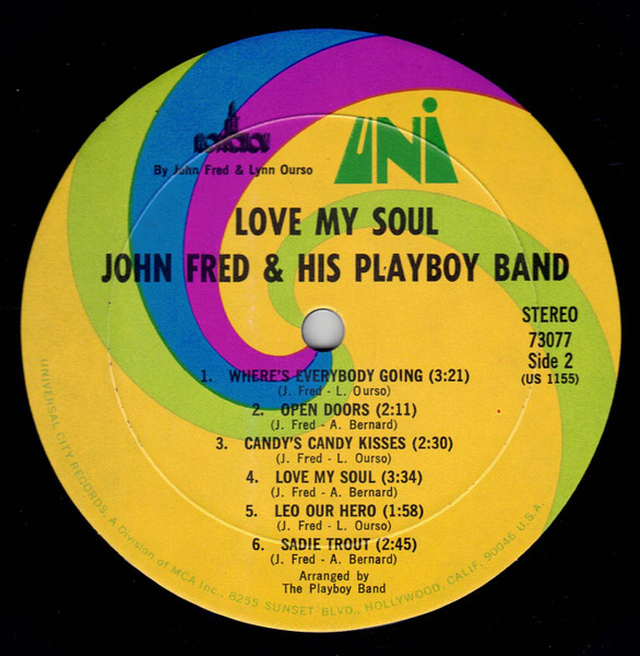 John Fred & His Playboy Band - Love My Soul [Vinyl] | UNI Records (73077) - 4