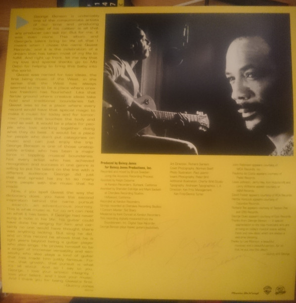 George Benson - Give Me The Night | Music On Vinyl (MOVLP1247) - 2 George Benson - Give Me The Night | Music On Vinyl (MOVLP1247) - 2