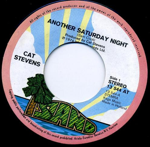Cat Stevens - Another Saturday Night | Island Records (13 544 AT) - 3 Cat Stevens - Another Saturday Night | Island Records (13 544 AT) - 3