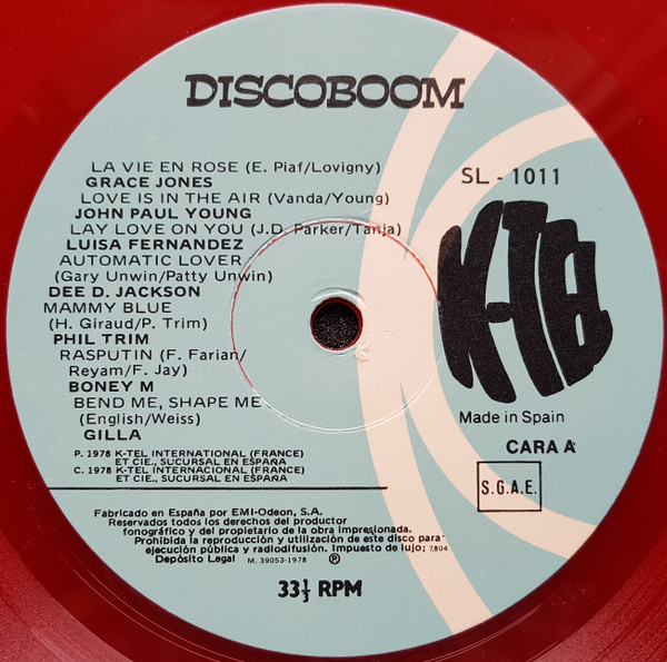 Various - Discoboom | K-Tel (SL-1011) - 3 Various - Discoboom | K-Tel (SL-1011) - 3