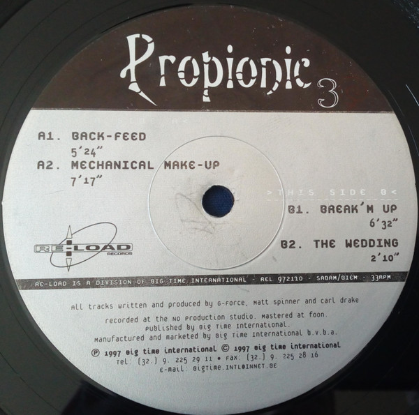 Propionic - 3 | Re-load Records (REL 972110)