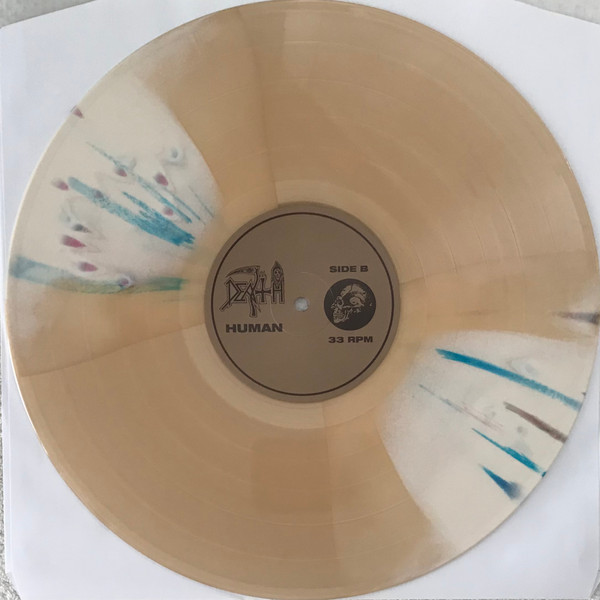 Death - Human (Limited Edition - Bone White Butterfly Wings And Aqua Blue, Red And Brown Splatter Vinyl) [Vinyl] | Relapse Records (RR7165) - 5