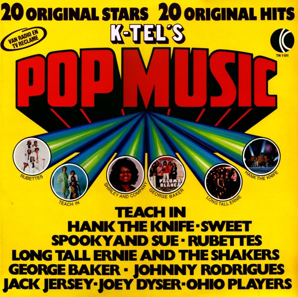 Various - K-Tel's Pop Music | K-Tel (TN 1101)
