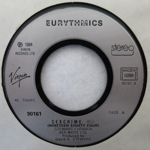 Eurythmics - Sexcrime (Nineteen Eighty-Four) | Virgin (90161) - 3