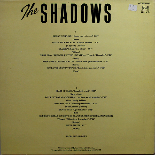 The Shadows - String Of Hits | Reflejo (10 C 064-007.126) - 2 The Shadows - String Of Hits | Reflejo (10 C 064-007.126) - 2