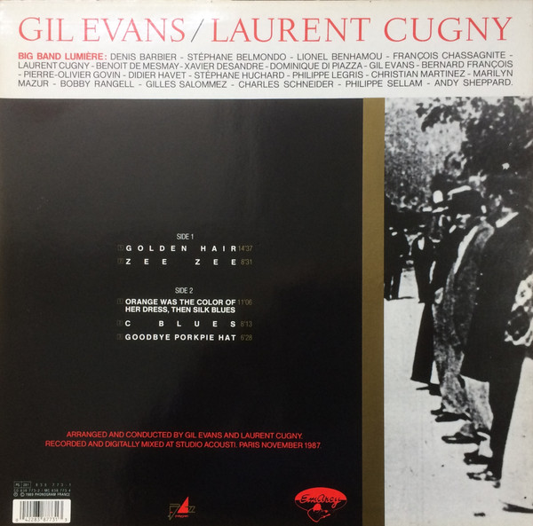 Gil Evans / Laurent Cugny / Big Band Lumière - Golden Hair | EmArcy (838 773-1) - 2