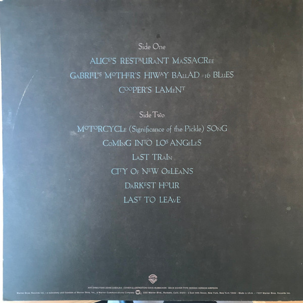 Arlo Guthrie - The Best Of Arlo Guthrie | Warner Bros. Records (BSK 3117) - 2