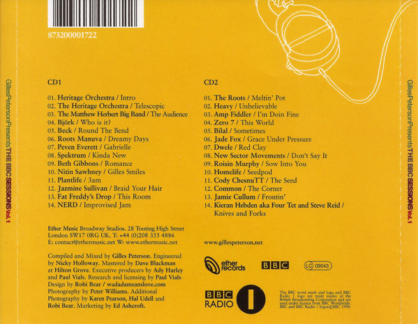 Gilles Peterson - The BBC Sessions Vol. 1 | Ether Records (ETHCD007) - 2 Gilles Peterson - The BBC Sessions Vol. 1 | Ether Records (ETHCD007) - 2