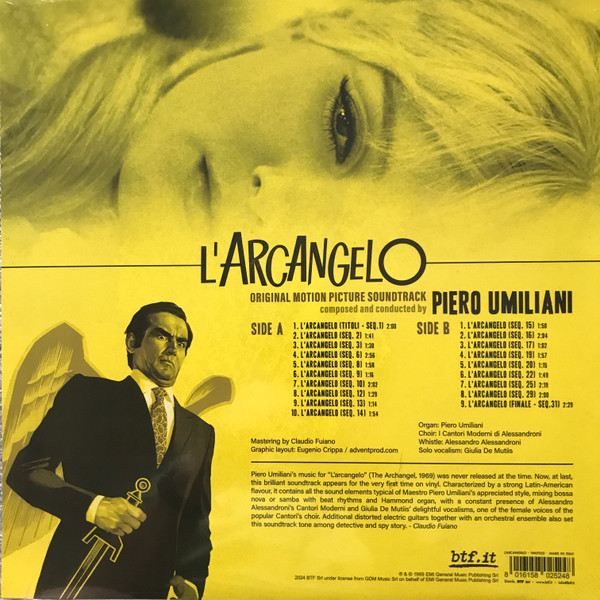 Piero Umiliani - L'Arcangelo (Original Motion Picture Soundtrack) | btf.it (VM LP 252) - 2 Piero Umiliani - L'Arcangelo (Original Motion Picture Soundtrack) | btf.it (VM LP 252) - 2