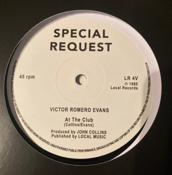 Victor Romero Evans / The Detonators - At The Club / Lift Off | Special Request (LR 4)