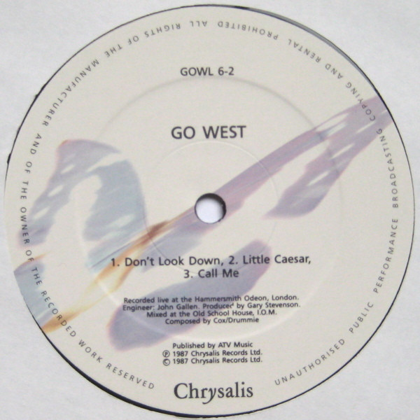 Go West - The King Is Dead | Chrysalis (GOWL 6) - 4
