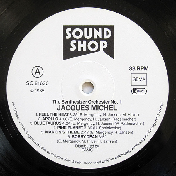 Jacques Michel - The Synthesizer Orchestra No. 1 | Cobra (CO-81630) - 3 Jacques Michel - The Synthesizer Orchestra No. 1 | Cobra (CO-81630) - 3