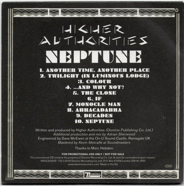 Higher Authorities - Neptune | Domino (WIGCD355P) - 2