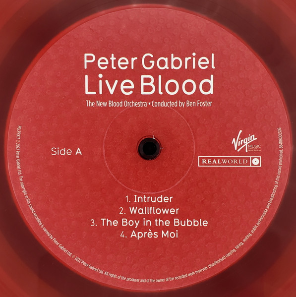 Peter Gabriel - Live Blood | Real World Records (PGLPRX17) - 3