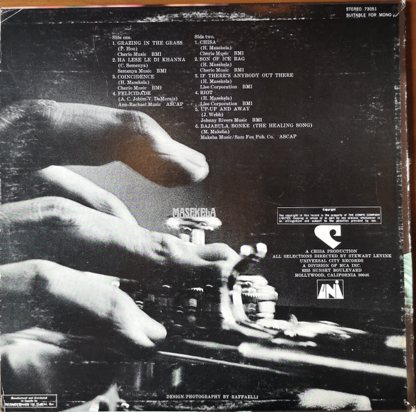 Hugh Masekela - The Best Of Masekela [Vinyl] | The Compo Company Ltd. (73051) - 2