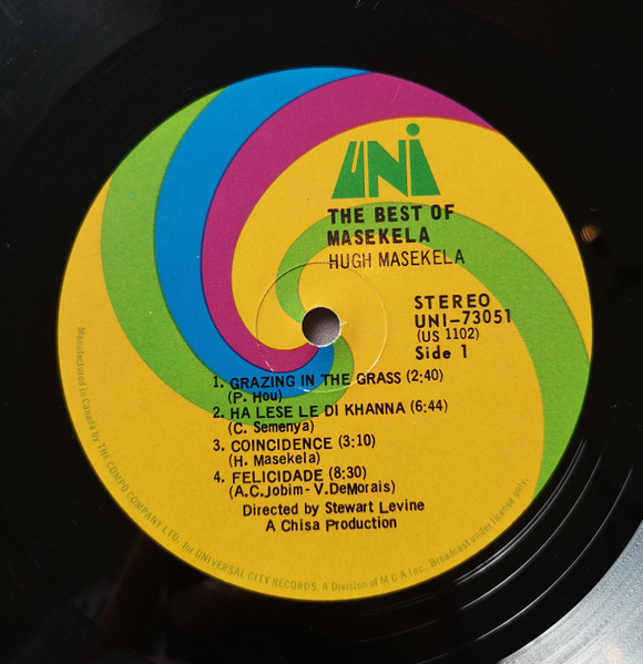 Hugh Masekela - The Best Of Masekela [Vinyl] | The Compo Company Ltd. (73051) - 3