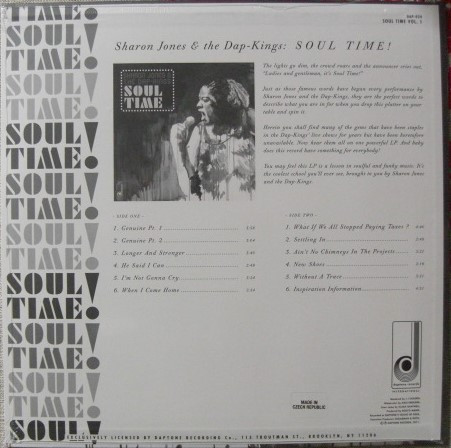 Sharon Jones & The Dap-Kings - Soul Time! (Soul Time Vol. 1) | Daptone Records International (DAP-024) - 2