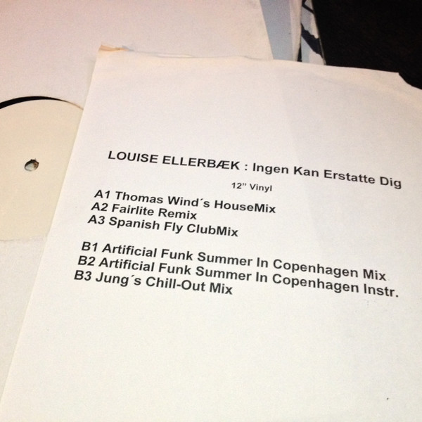 Louise Ellerbæk - Ingen Kan Erstatte Dig | Not On Label (Louise Ellerbæk) - main
