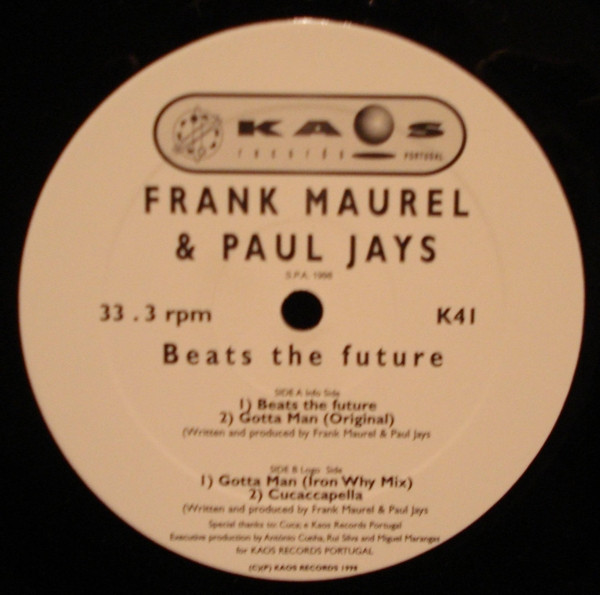 Frank Maurel & Paul Jays - Beats The Future | Kaos Records (K41)