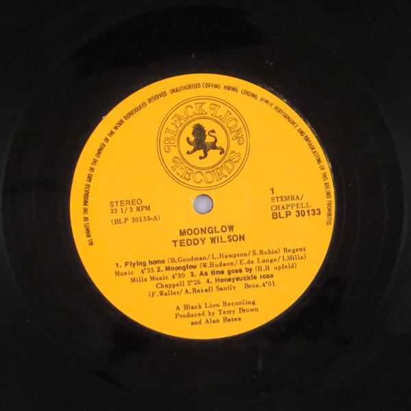 Teddy Wilson - Moonglow | Black Lion Records (BLP 30133) - 2