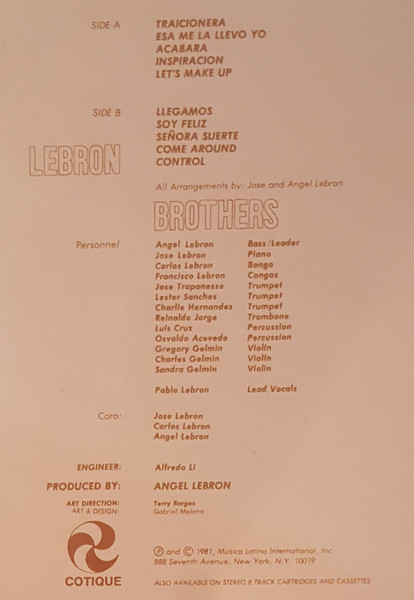 Lebron Brothers - Hot Stuff | Cotique (JMCS 1105) - 3