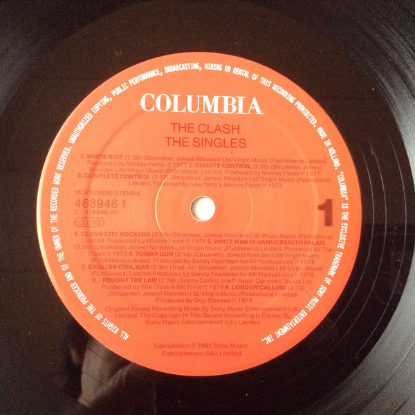 The Clash - The Singles | Columbia (468946 1) - 3