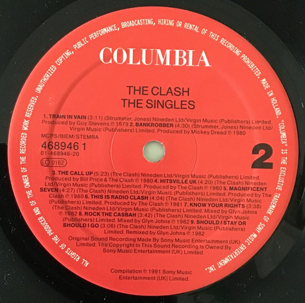 The Clash - The Singles | Columbia (468946 1) - 4