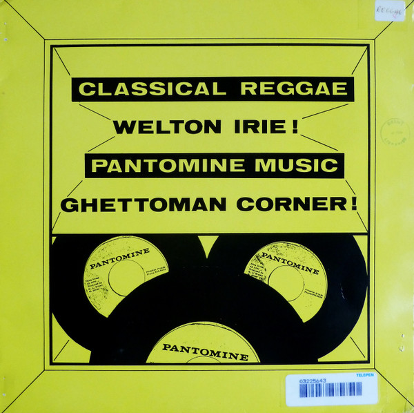 Welton Irie - Ghetto Man Corner | Pantomine (013044) - main