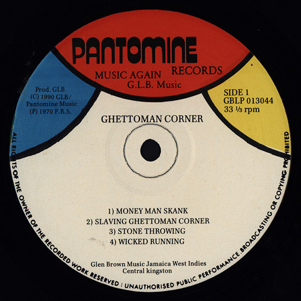 Welton Irie - Ghetto Man Corner | Pantomine (013044) - 3