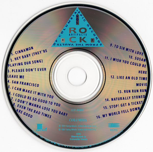 Various - Rock Artifacts Volume 3 | Columbia (CCK 46983) - 3 Various - Rock Artifacts Volume 3 | Columbia (CCK 46983) - 3
