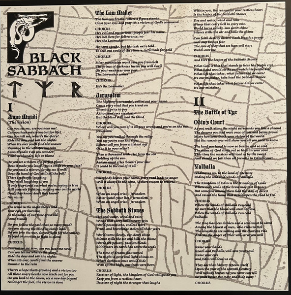 Black Sabbath - Tyr | Warner Records (R1 727163) - 3 Black Sabbath - Tyr | Warner Records (R1 727163) - 3