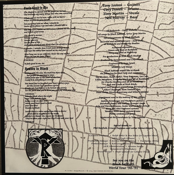 Black Sabbath - Tyr | Warner Records (R1 727163) - 4 Black Sabbath - Tyr | Warner Records (R1 727163) - 4