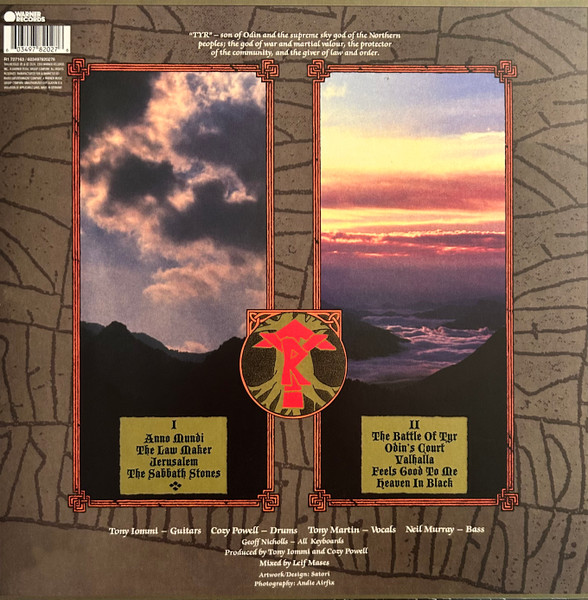 Black Sabbath - Tyr | Warner Records (R1 727163) - 2 Black Sabbath - Tyr | Warner Records (R1 727163) - 2
