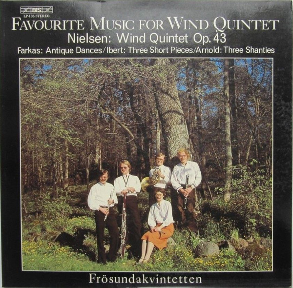 Favourite Music For Wind Quintet - Wind Quintet, Op.43/ Antique Dances/ 	Three Short Pieces/ Three Shanties