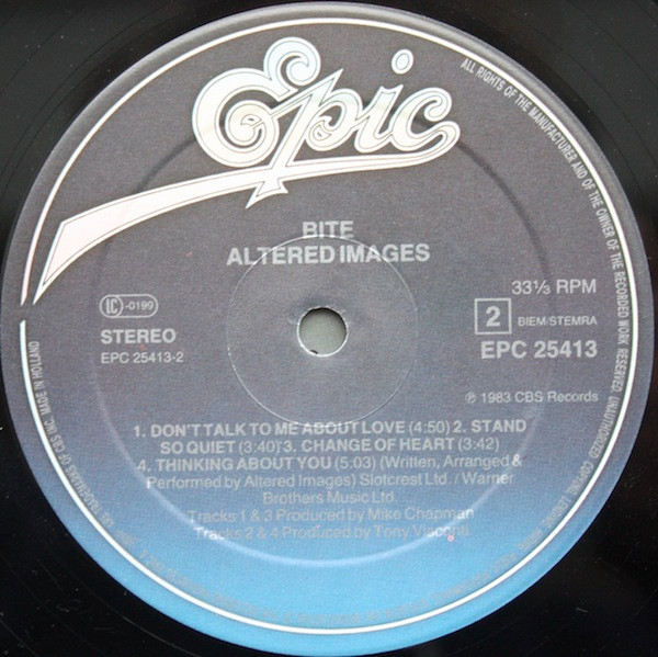 Altered Images - Bite | Epic (EPC 25413) - 4