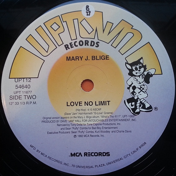 Mary J. Blige - Love No Limit | Uptown Records (UPT12-54640) - 4 Mary J. Blige - Love No Limit | Uptown Records (UPT12-54640) - 4