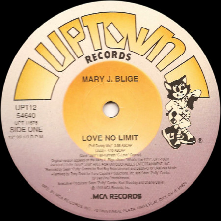 Mary J. Blige - Love No Limit | Uptown Records (UPT12-54640) - 3 Mary J. Blige - Love No Limit | Uptown Records (UPT12-54640) - 3