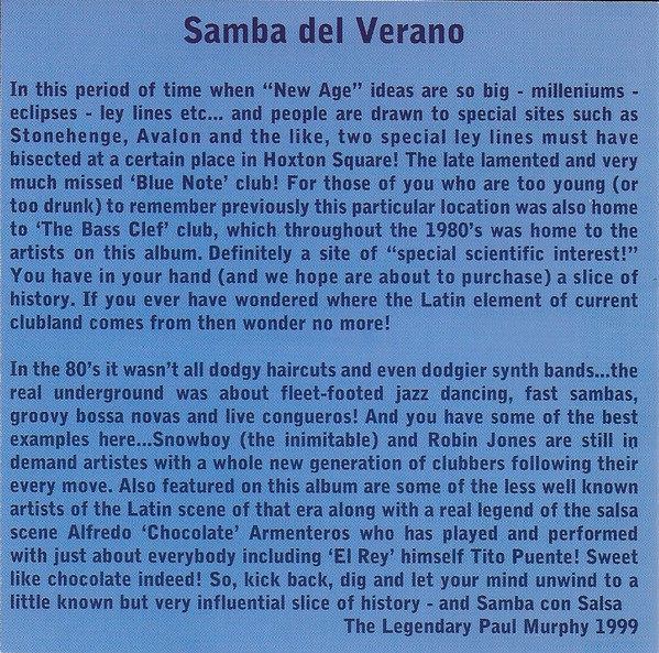 Various - Samba Del Verano (A Collection Of Samba Con Salsa From Acid Jazz Records) | Acid Jazz (AJXCD120) - 4