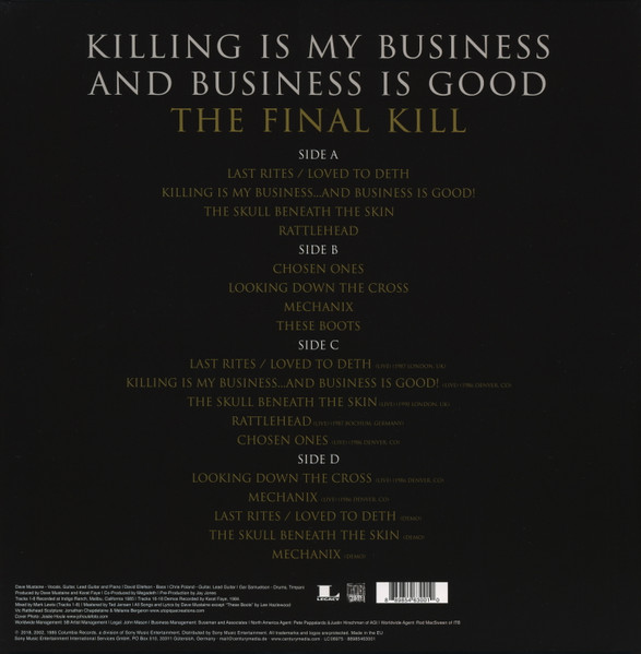 Megadeth - Killing Is My Business And Business Is Good (The Final Kill) | Legacy (88985463001) - 4