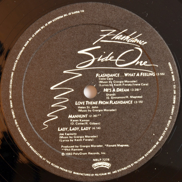 Various - Flashdance (Original Soundtrack From The Motion Picture) [Vinyl] | Casablanca (NBLP 7278) - 3