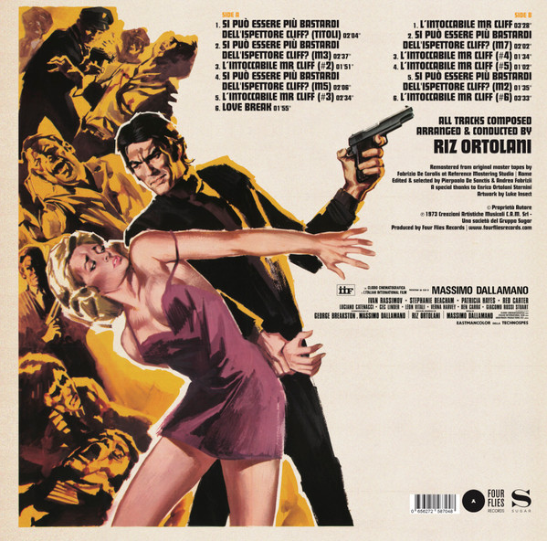 Riz Ortolani - Si Può Essere Più Bastardi Dell'ispettore Cliff? | Four Flies Records (FLIES 23) - 2
