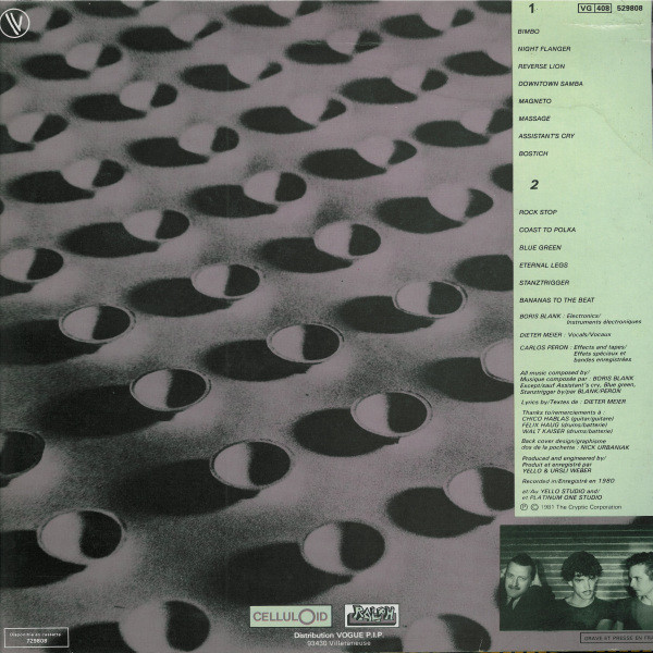 Yello - Solid Pleasure | Celluloid (529808) - 2