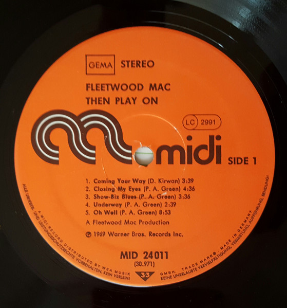 Fleetwood Mac - Then Play On | Midi (MID 24 011) - 3 Fleetwood Mac - Then Play On | Midi (MID 24 011) - 3