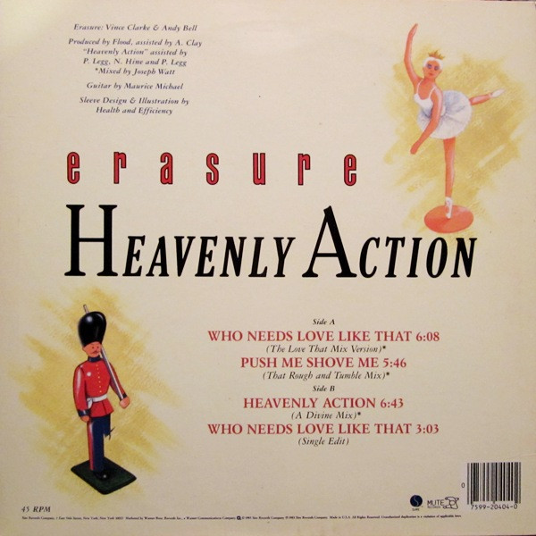 Erasure - Who Needs Love Like That | Sire (0-20404) - 2 Erasure - Who Needs Love Like That | Sire (0-20404) - 2